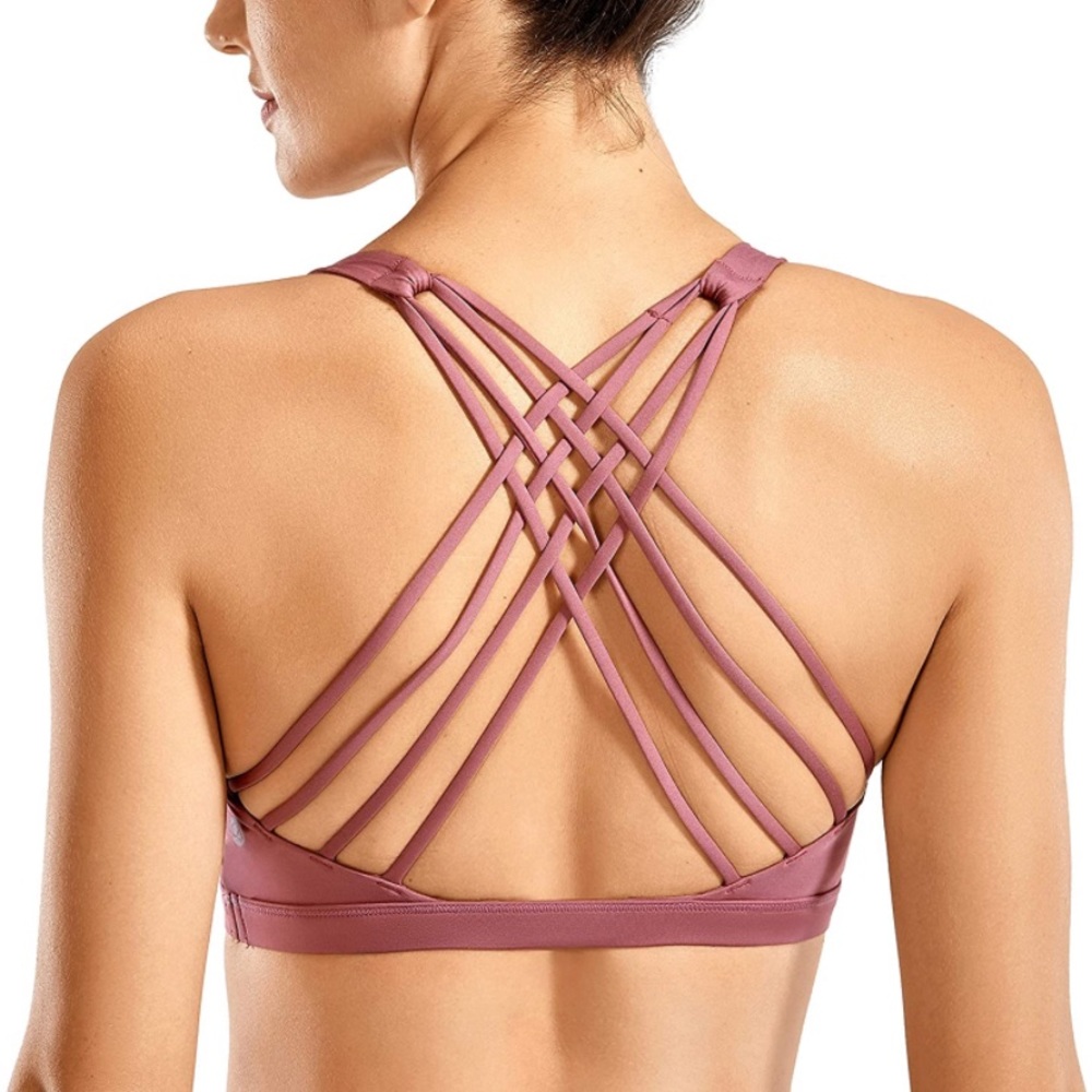 Lululemon Dupe!! CRZ Yoga Strappy Sports Bra NWT